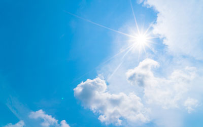 blue sky